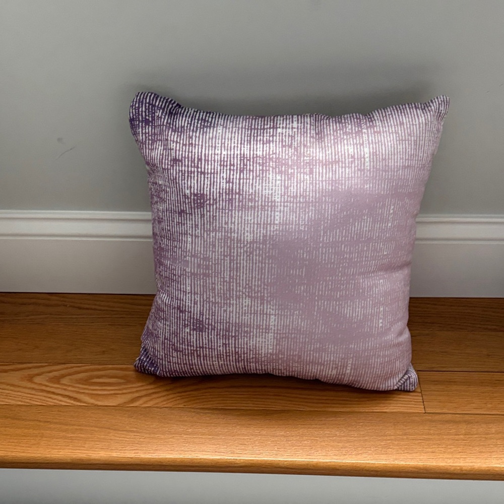 Elegant Purple Throw Pillow